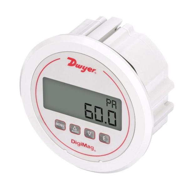 Quality 127mm Dial Digital Pressure Gauge 24V Battery Powered Aluminum Housing for sale