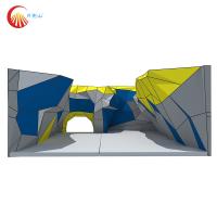 Quality Children Bouldering Rock Climbing Wall Different Slope Angles customized for sale