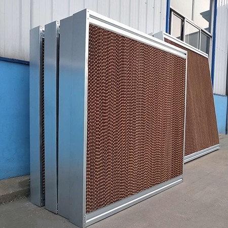 China 7090 Brown PVC Evaporative Cooling Pad Systems factory