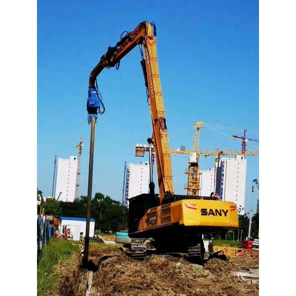 Quality Low Noise Hydraulic Pile Driver High Piling Speed For Various Working Environments for sale