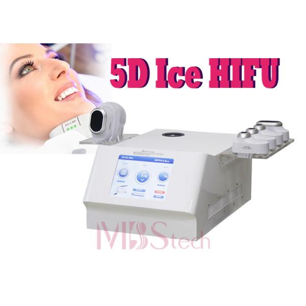 Quality 1000000 Shots 5 Cartridge ICE 5D Hifu Face Lift Machine for sale