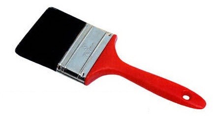 Quality Black Natural Bristle 15mm Paint Brush Set Double Boiled for sale