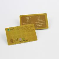 China Preprinted Golden Plastic PVC Card Hot Stamp Foil Metallic Silver Printing OEM for sale