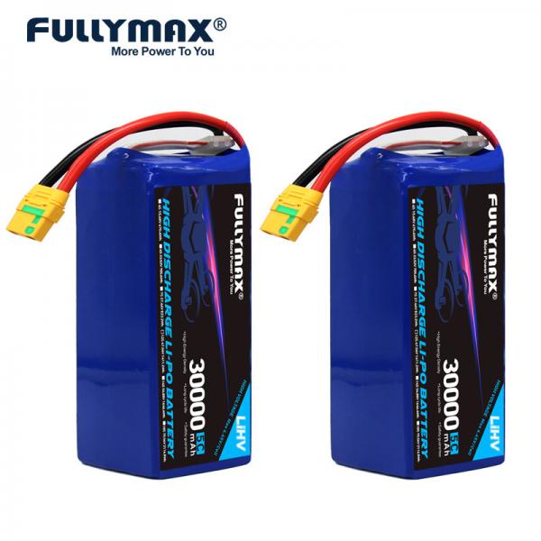 Quality Xt90 Lipo Battery Cell High Voltage 12S 30000mAh 47.04V 5C LiHV Capable Charger for sale