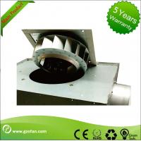 China 125mm Thin Durable Silent Inline Fan / Square Inline Centrifugal Duct Fan factory