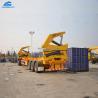 China 40 Feet Container Side Loader Trailer Easily Operating With 37 Tons Crane factory