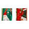 China Embroidery Kids Christmas Craft Gifts Wine Bags Santa Snowman Drawstring Soft Felt factory