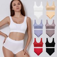 Quality Seamless Plus Size Bra Sets Breathable Full Brief Underwear Sets for sale