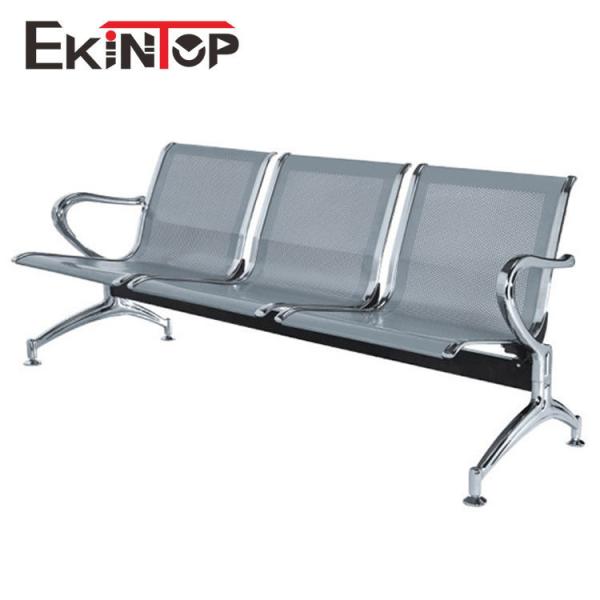 Quality Airport Hospital Waiting Chair 3 Seater Stainless Steel Iron Material for sale