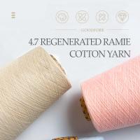 China Ne20 Recycle Polyester Dty Yarn Recycled Cotton Raw White For Knitting factory