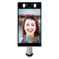 Quality HD 8 Inch LCD Screen Face Recognition Temperature Measurement Body Temp for sale