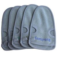 China Turkish Exfoliating Bath Gloves 100% Natural Rayon For Shower factory