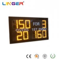 Quality Small Model Digital Cricket Scoreboard In Yellow Color With IR Hand Held Remote for sale