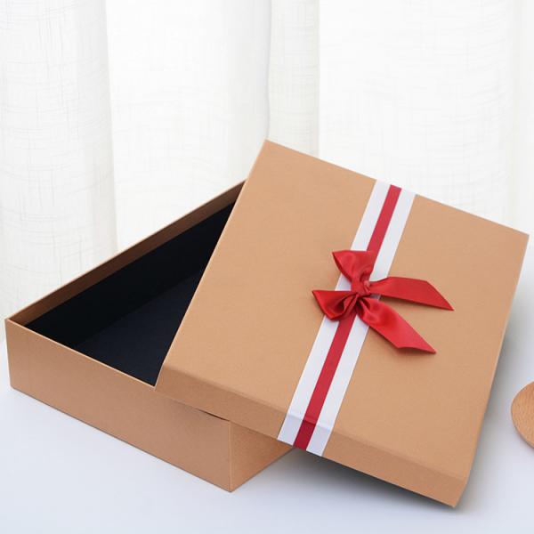 Quality Festival Rigid Paper Gift Box With Bowknot For Women'S Lingerie Underwear for sale