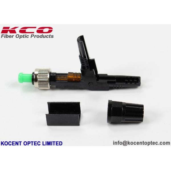 Quality RoHS FC APC Fiber Optic Fast Connector , Quick Assembly Connector SM G765D G657A G657B for sale