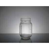 china clear glass mason jar,16oz glass mason jar with screw metal lid