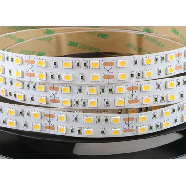 Quality Warm White LED Flexible Strip Lights , Flexible Waterproof Led Strip for sale
