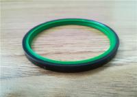 China Double Lip Polyurethane Piston Seals , Green Color Hydraulic Rod Seals factory