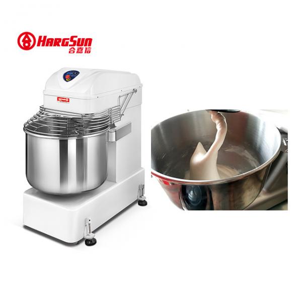 Quality 130 Liter Dough Stirring Commercial Spiral Dough Mixer With Safety Cover for sale