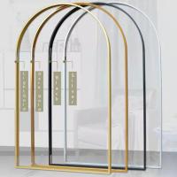 China Extruded Arch Wall Mirror Aluminium Frame For Home Decor Brushed factory
