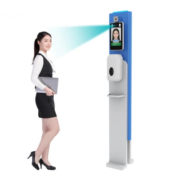 Quality Temperature Measurement Biometric Face Attendance Machine System 2MP 2.5W for sale