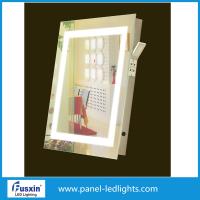 China Frameless Square Oval Illuminated Bathroom Mirror With Demister factory