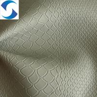 China Stretch Faux Leather Fabric with Woven Backing faux leather fabric sofa sets fabric leather bag sale factory