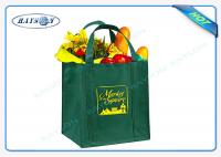 China 90Gsm 100Gsm Non Woven Fabric Bags With Reinforced Handles factory