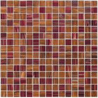 China Brown color with gold line glass mosaic mix pattern living room backspalsh for sale