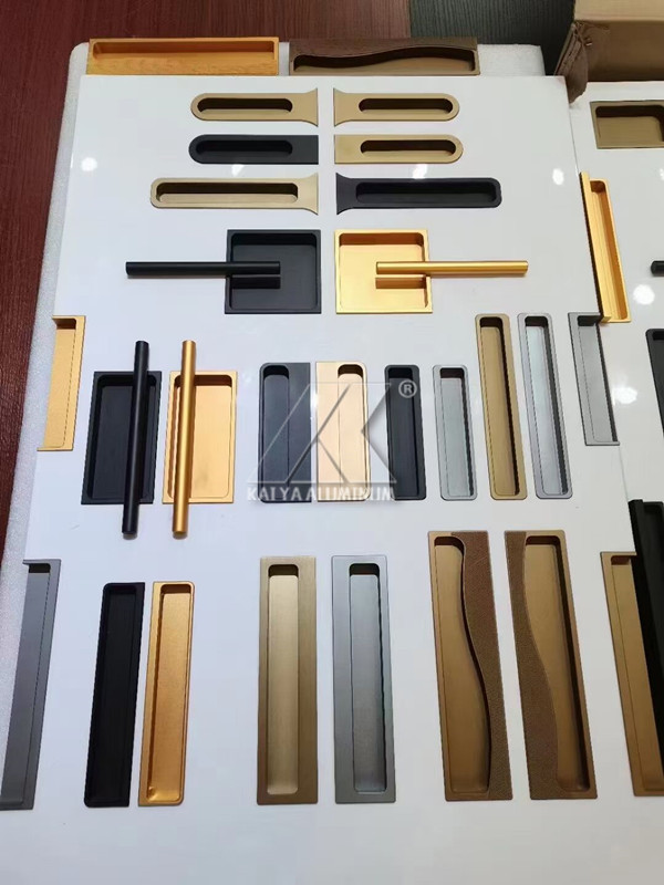 China Kitchen Door Pull Bedroom Furniture Aluminium Profiles For Handles Knobs factory