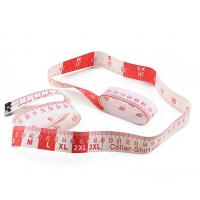 China White Custom Tailor Tape Measure , Body Measuring Ruler For Collar Shirt Elastic Waist factory