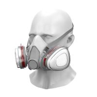China GB2626-2006 Antigas Full Face Reusable Painted Petrol Gas Mask factory