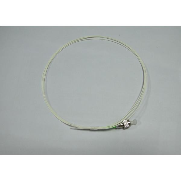 Quality white color RoHS ISO LSZH/Low Insertion Loss and High Return Loss FC APC 0.9mm Fiber Optic Pigtail for sale