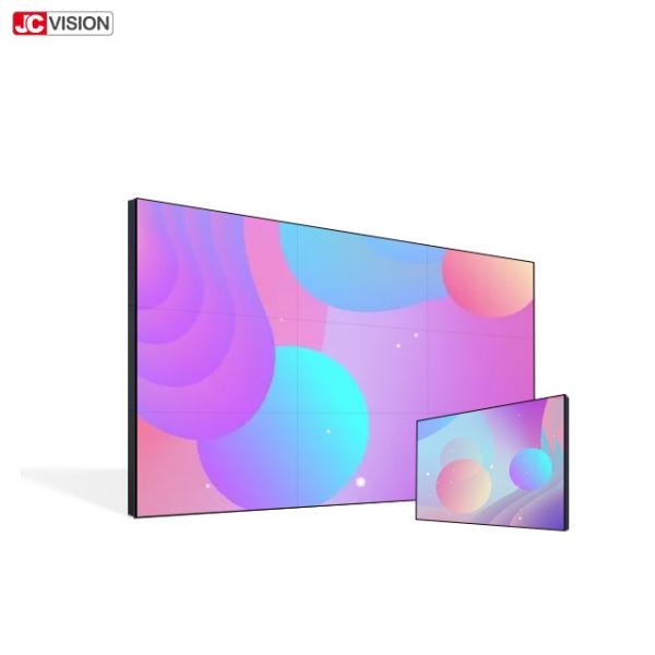 Quality Super Thin 2x2 Video Wall Monitor , 4K LCD Wall Mounted Shopping Mall Digital Signage for sale