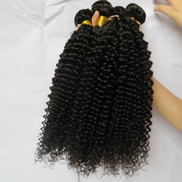 Quality Unprocessed Human Virgin Hair Afro Kinky Curly Pure Brazilian Hair Bundles Natural Color for sale