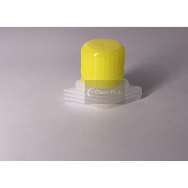 Quality PE Material Yellow Color Spout Cap Manual Filling Machine 16mm Diameter for sale