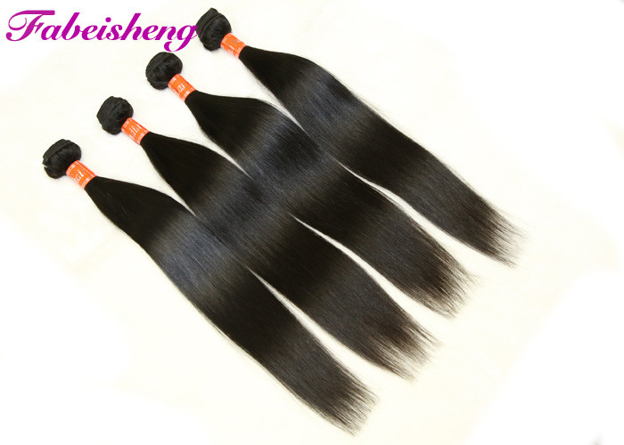 China 100 Percent Indian Human Hair Weave , Natural Virgin Indian Hair Raw Indian Temple Hair factory