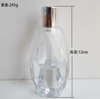 China glass perfume bottle perfume recycled glass bottles black blue red pink green cap plastic and metal factory