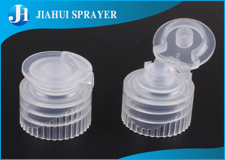China Plastic Cover Cosmetic Bottle Caps Non Spill Flexible Packaging CE Certification for sale