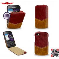 China 100% Authentic Genuine Flip Leather Cover Case For Blackberry Q10 Multi Color Ultimate Fit factory