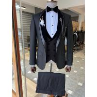Quality Slim Fit Black 36''-46'' Classic Gentleman'S Tuxedo for sale