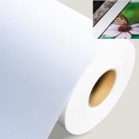 Quality 10 Oz Polyester Inkjet Canvas Rolls Wholesale White Dye Sublimation Banner for sale