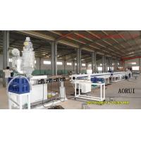 China PPR Plastic Cooling and Hot Water Pipe Production Line , PPR Pipe Extrusion Machine factory