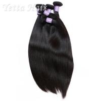 China No Synthetic Cambodian Straight  Hair , Double Wefted Hair Extensions Easy To Color factory