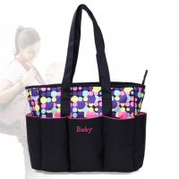 Quality Multi Function Polyester Mommy Bag Portable Mummy Tote Dipper Bag for sale