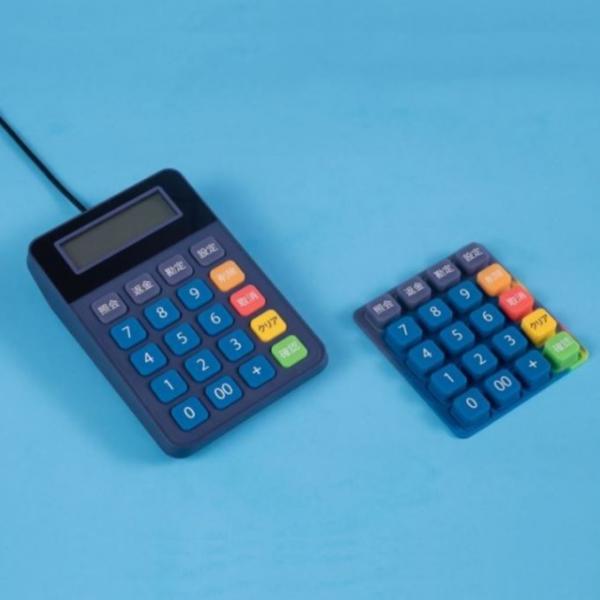 Quality OEM Multi Color Pantone Silicone Credit Card Machine Keypad for sale