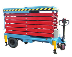 Quality 300Kg Loading portable scissor lift , high loading hydraulic elevating platform for sale
