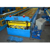 China Sheet Metal Deck Roll Forming Machine For Roofing Sheet Cr12Mov Cutter for sale