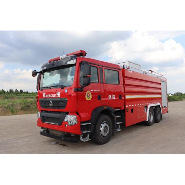 Quality PM180/SG180 HOWO Water Tanker Fire Truck Heavy Rescue Vehicle 1MPa 10kW/T for sale