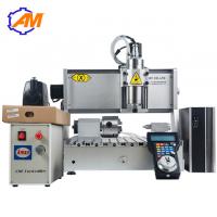 China China mini metal cnc engraving copper machine best selling mini deaktop cnc router 4axis 3040 for hobby homemade factory